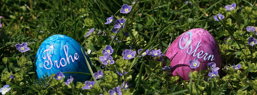 Frohe Ostern Eier FB Banner Frohe Ostern Eier FB Banner