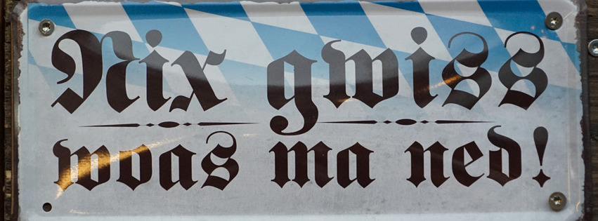 Nix gwiss woas ma ned FB-Banner Nix gwiss woas ma ned FB-Banner