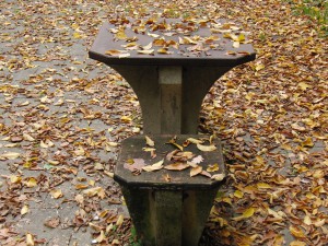 Verlassen im Herbst 