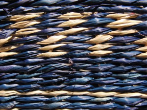 Korbgeflecht blau Korbgeflecht blau
