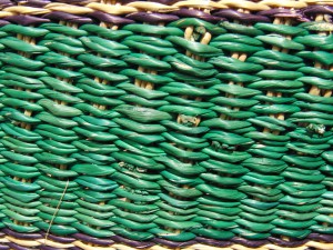 Korbgeflecht grün Korbgeflecht grün
