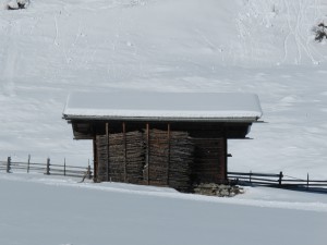 Holzhütte in Schneelandschaft 1 Holzhütte in Schneelandschaft 1