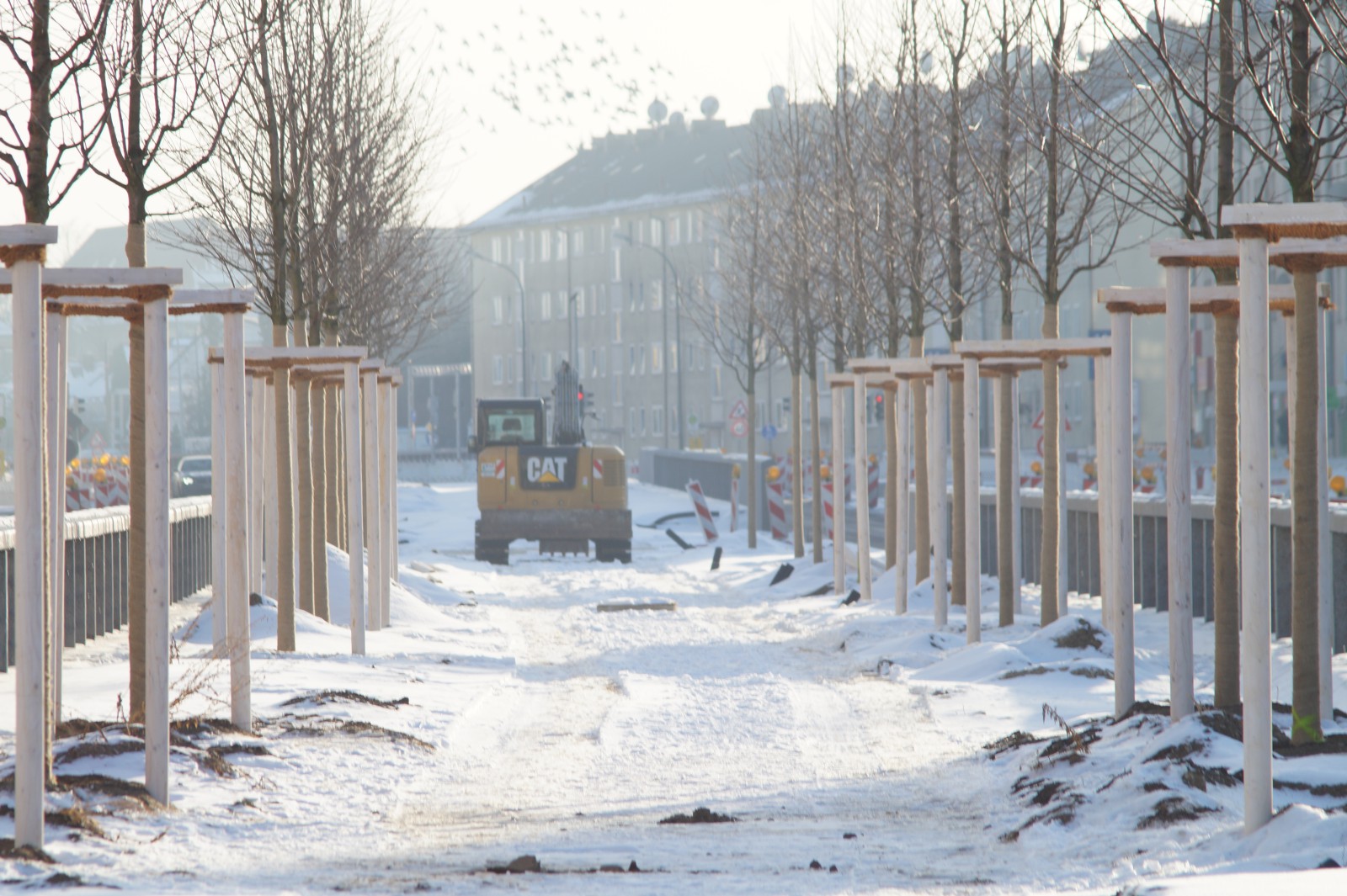 Wegbau im Winter Wegbau im Winter