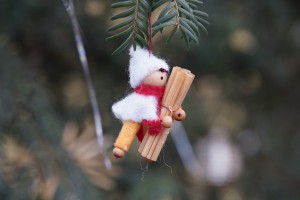 Christbaumwichtel weis