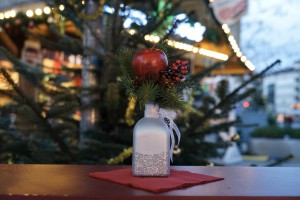 Tischdeko am Weihnachtsmarkt Tischdeko am Weihnachtsmarkt
