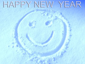 Happy new year - Schneesmiley Happy new year - Schneesmiley