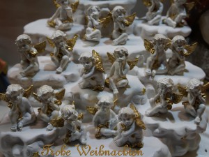 Weihnachtskarte-Engelgruppe Weihnachtskarte-Engelgruppe