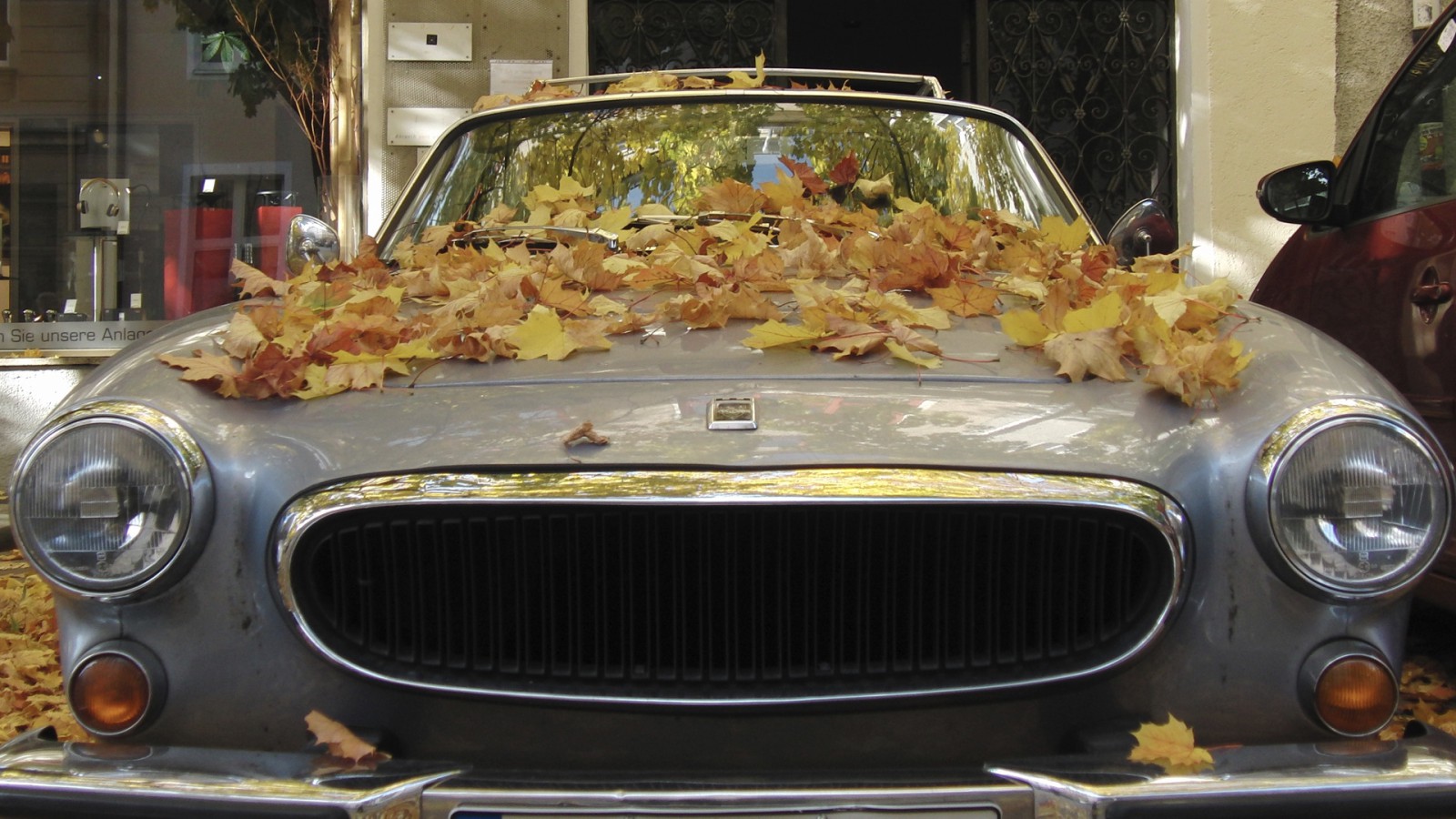 Frontansicht Volvo-Schneewitchensarg Frontansicht Volvo-Schneewitchensarg