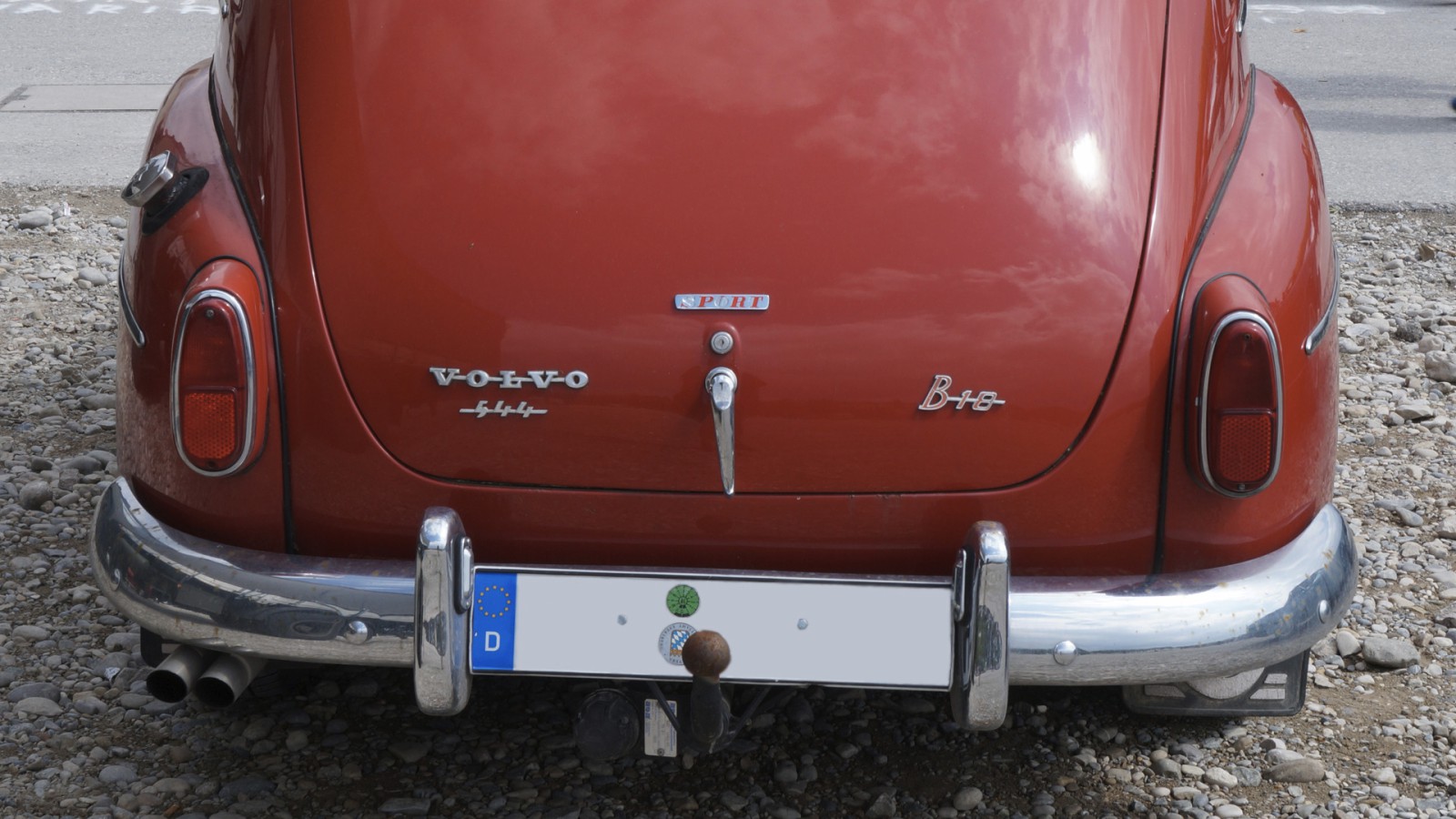 Volvo 544 Rückansicht Volvo 544 Rückansicht