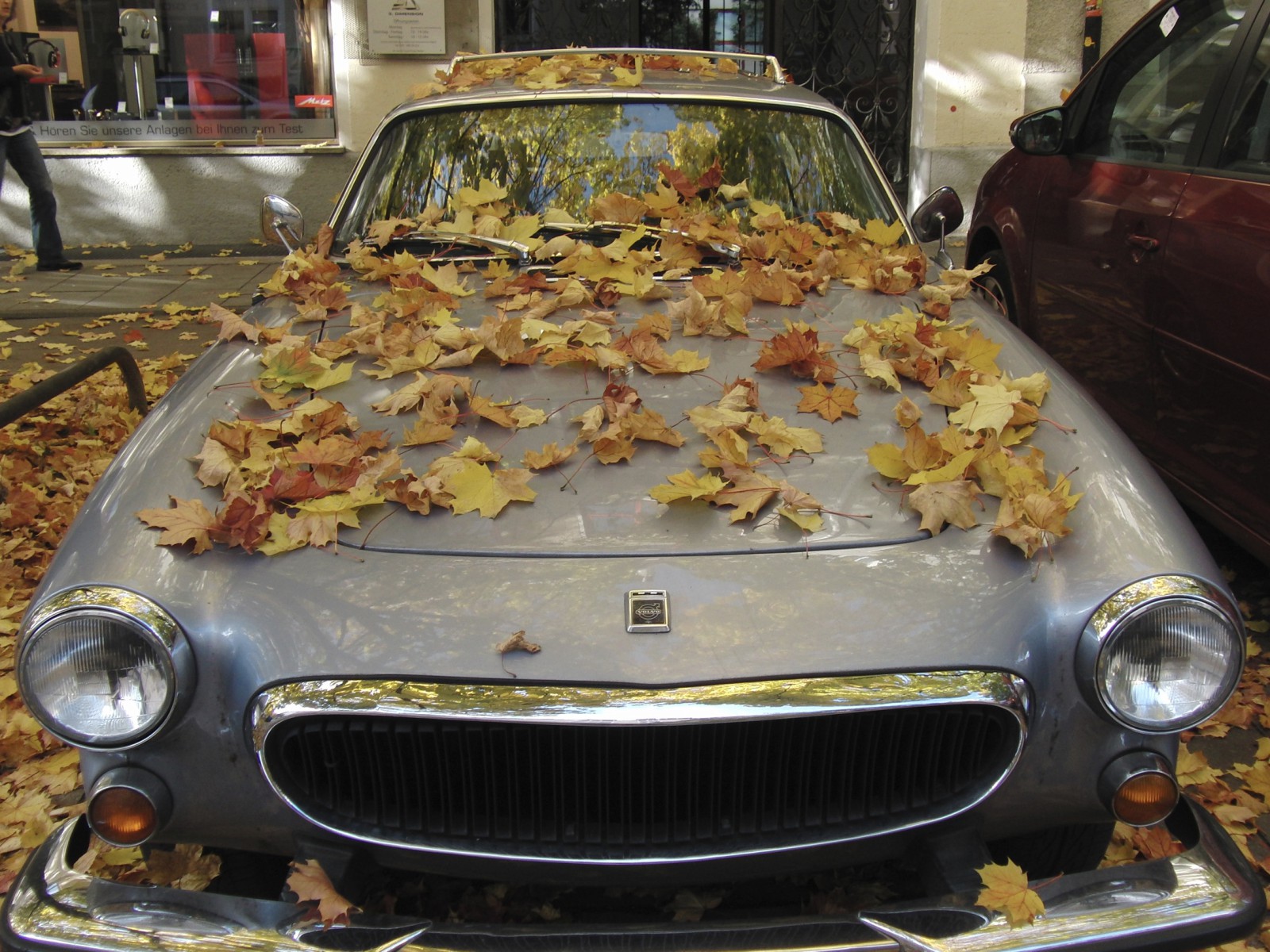 Volvo-Schneewitchensarg im Herbst Volvo-Schneewitchensarg im Herbst